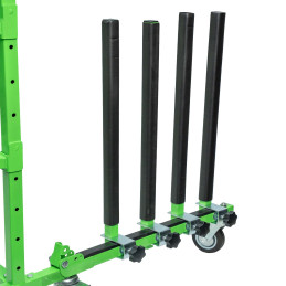 CHARIOT POUR PIÈCES AVEC SUPPORT POUR PANNEAUX