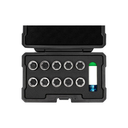 COFFRET DE 11 CLÉS POUR VIS DE VERROUILLAGE DE ROUE POUR TOYOTA