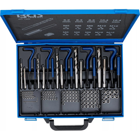 Kit de réparation de filets | M5 - M12 | 130 pièces