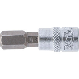 Douille à embouts | 6,3 mm (1/4") | six pans intérieurs 8 mm