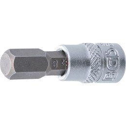 Douille à embouts | 6,3 mm (1/4") | six pans intérieurs 8 mm