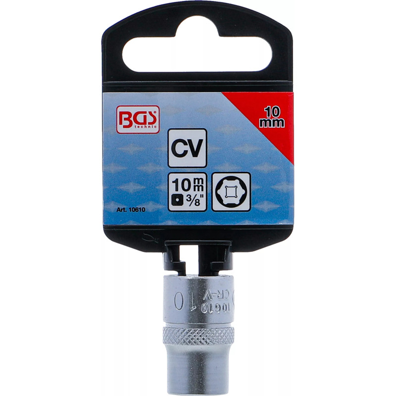 Douille pour clé, six pans | 10 mm (3/8") | 10 mm