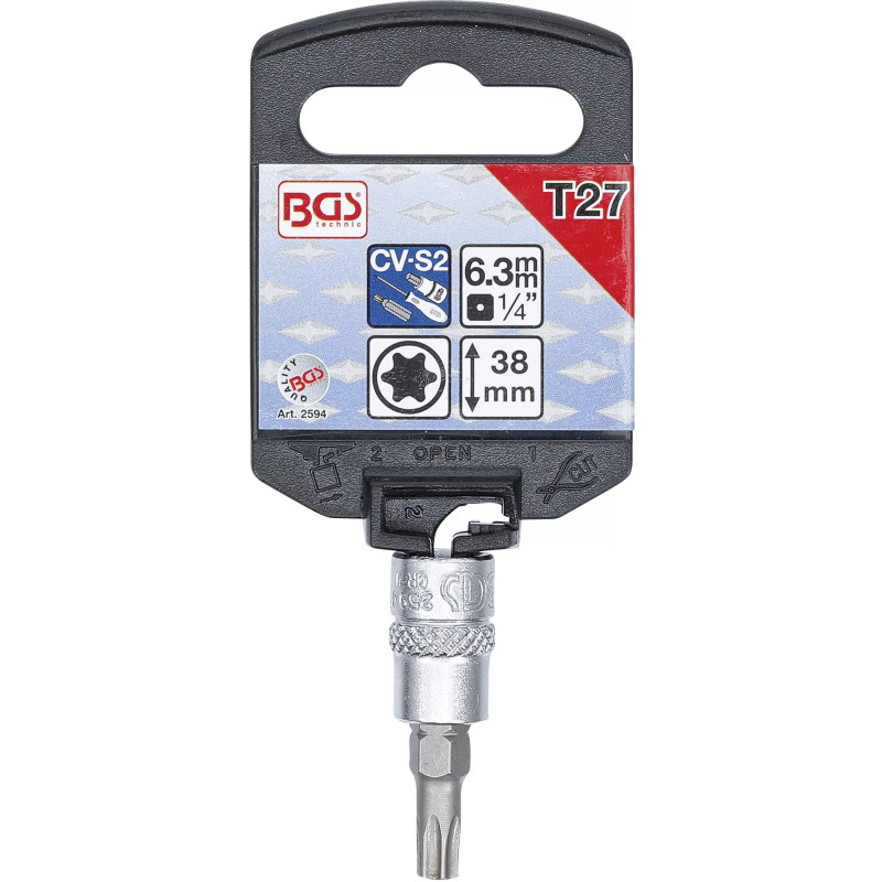 Douille pour clé, profil E | 12,5 mm (1/2") | E10