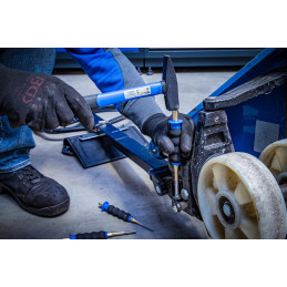 Jeu de chasse-goupilles | avec protection des mains | 180 mm | 3 - 8 mm | 6 pcs.