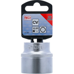 Douille pour clé, douze pans | 12,5 mm (1/2") | 36 mm