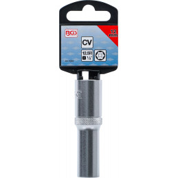 Douille pour clé, six pans, longue | 12,5 mm (1/2") | 12 mm