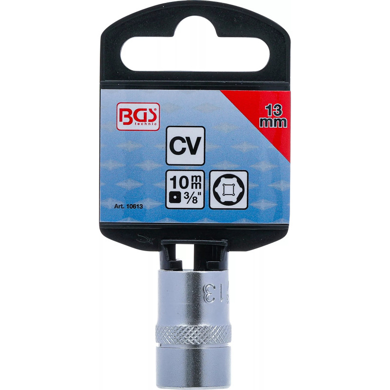 Douille pour clé, six pans | 10 mm (3/8") | 13 mm