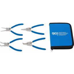 Jeu de pinces à circlips | 150 mm | 4 pièces