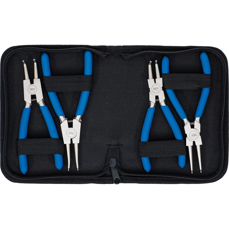 Jeu de pinces à circlips | 150 mm | 4 pièces