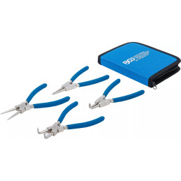 Jeu de pinces à circlips | 150 mm | 4 pièces