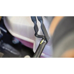 PINCE POUR FICHES ÉLECTRIQUES DE VÉHICULES AVEC LANGUETTE DE VERROUILLAGE