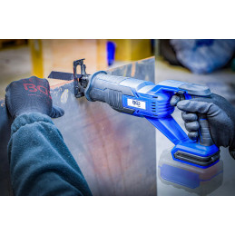 Jeu de scie sabre sur batterie | sans balais | 18 V | avec batterie et chargeur rapide