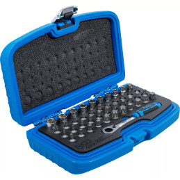 Jeu d’embouts traversantes et de douilles | 44 pièces