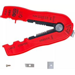 Pince à dénuder 2 en 1 pour fil & câble | 0,2 - 0,8 mm