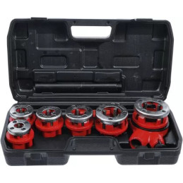Jeu de filières automatiques | 1/4" - 1 1/4" | 8 pièces
