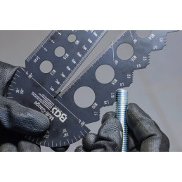 Gabarit de vis et filetages | métriques | M3 - M20, 0,5 - 13,00 mm