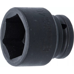 Douille à choc, six pans | 20 mm (3/4") | 40 mm