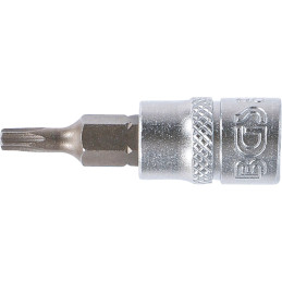 Douille à embouts | 6,3 mm (1/4") | profil T (pour Torx) avec perçage T15