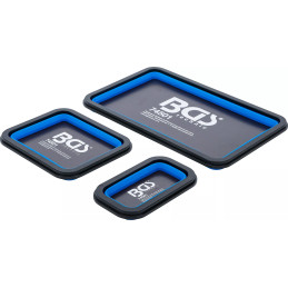 Jeu de coupelles magnétiques | silicone | pliable | 3 pièces