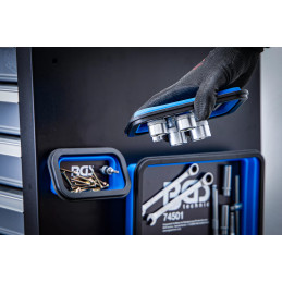 Jeu de coupelles magnétiques | silicone | pliable | 3 pièces