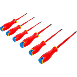 Jeu de tournevis VDE | pointe extra fine | 6 pcs.