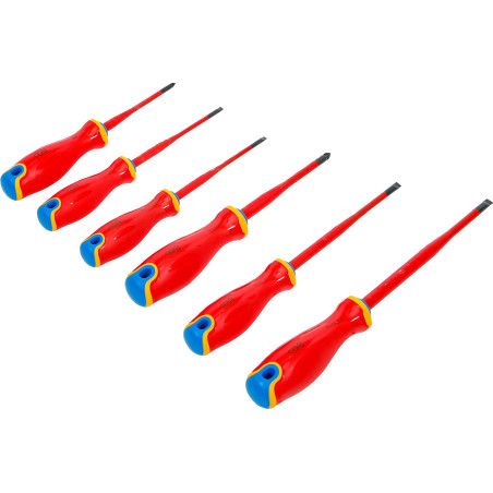 Jeu de tournevis VDE | pointe extra fine | 6 pcs.