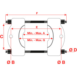 Jeu de couteaux arrache roulements à billes | 6 pièces