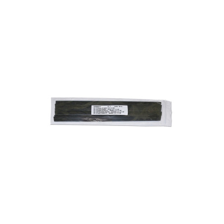Kit de 15 bandes plates noires en PP 1,4 x 10 x 300 mm