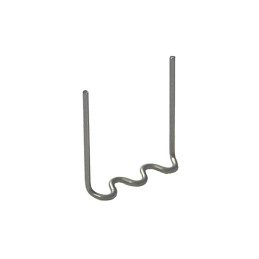 kit de 100 agrafes ondulées mm.0,7