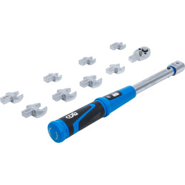 Jeu de clés dynamométriques | pour outils enfichables de 9 x 12 mm | 10 - 50 Nm | 10 pcs.