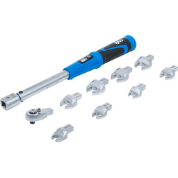 Jeu de clés dynamométriques | pour outils enfichables de 9 x 12 mm | 10 - 50 Nm | 10 pcs.