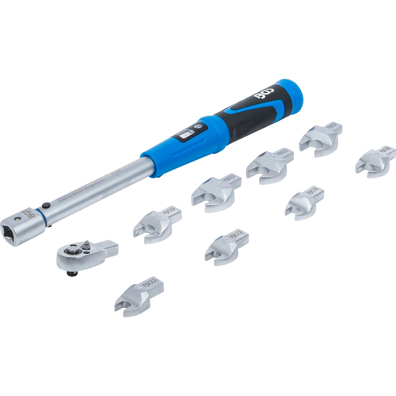 Jeu de clés dynamométriques | pour outils enfichables de 9 x 12 mm | 10 - 50 Nm | 10 pcs.