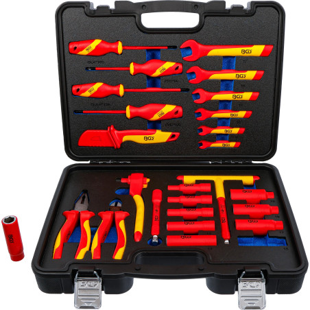 Jeu de douilles VDE | Empreinte 10 mm (3/8") | 25 pièces