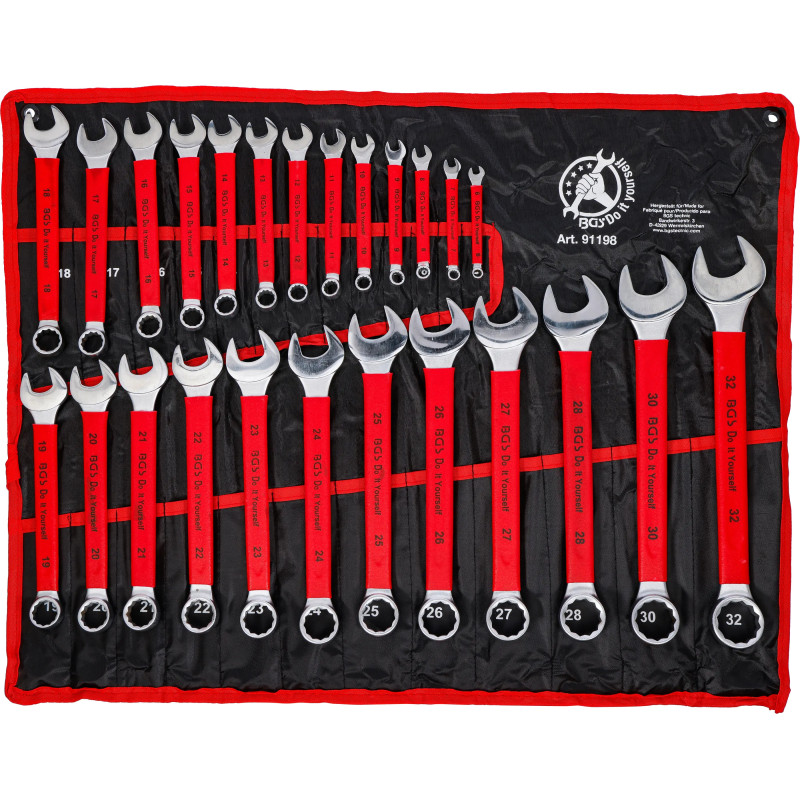 Jeu de clés mixtes | avec poignée antidérapante | 6 - 32 mm | 25 pcs.