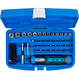Tournevis sur batterie | avec jeu d’embouts et de douilles | 41 pièces