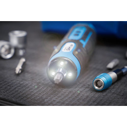 Tournevis sur batterie | avec jeu d’embouts et de douilles | 41 pièces