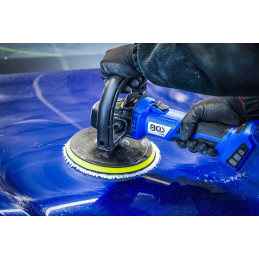 Jeu de ponceuse-polisseuse sur batterie | sans balais | 18 V | avec batterie et chargeur rapide