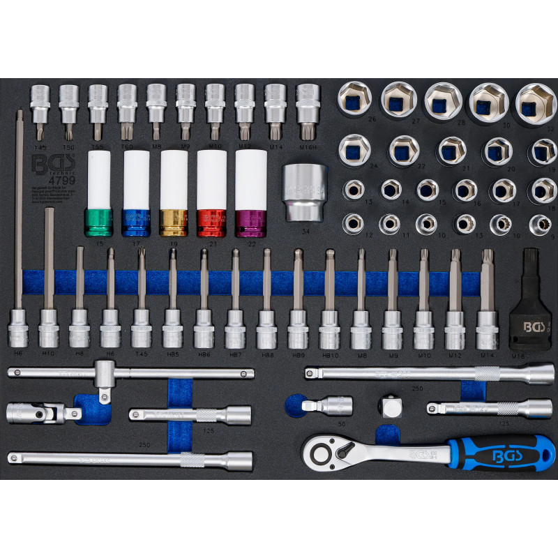 Jeu de douilles | 64 pièces