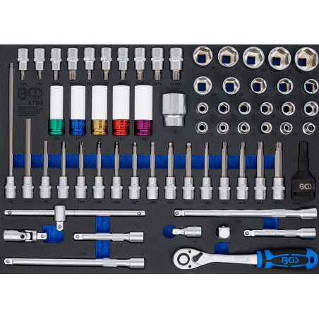 Jeu de douilles | 64 pièces