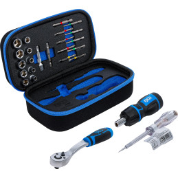 Coffret de douilles | 6,3 mm (1/4") | 26 pièces