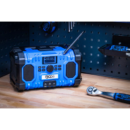 Radio DAB sur batterie | Hybride | 18 V et 230 V | sans batterie