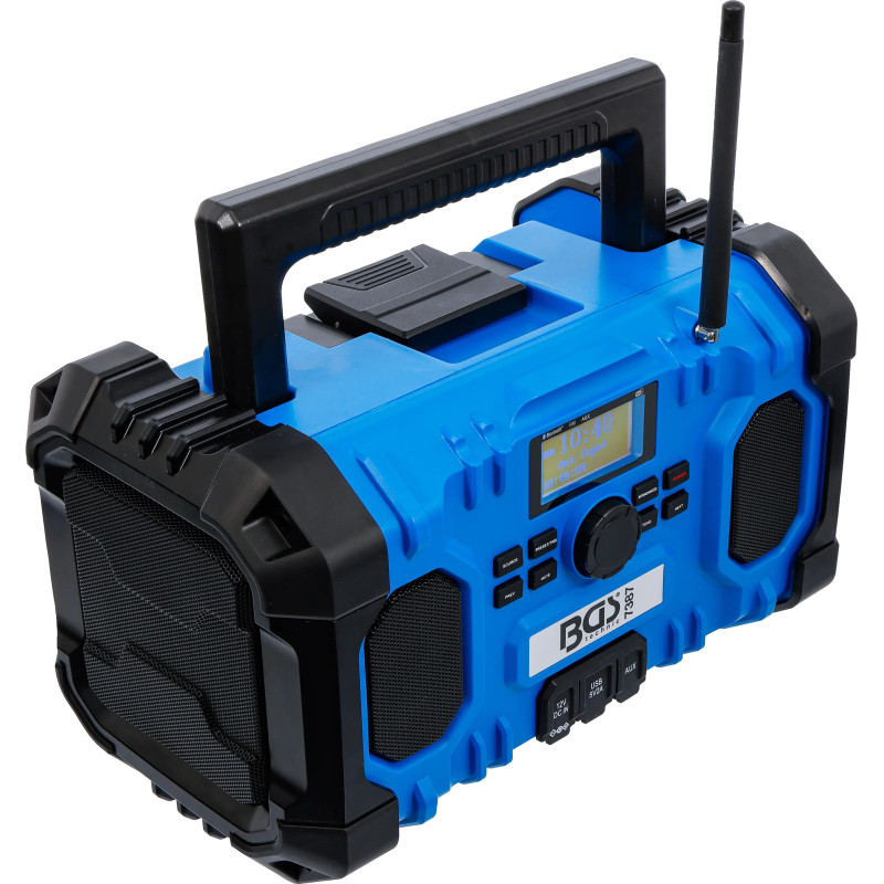 Radio DAB sur batterie | Hybride | 18 V et 230 V | sans batterie