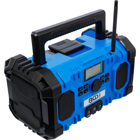 Radio DAB sur batterie | Hybride | 18 V et 230 V | sans batterie