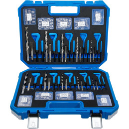 Kit de réparation de filets | métriques / pouces | M5 - M12, 1/4" - 1/2" | 320 pièces