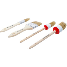 Jeu de pinceaux plats / annulaires | 4 pcs.