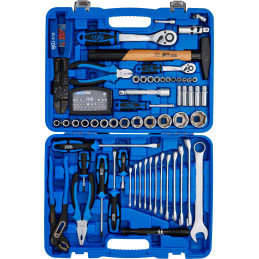 Caisse à outils pour clés à douilles | 117 pièces