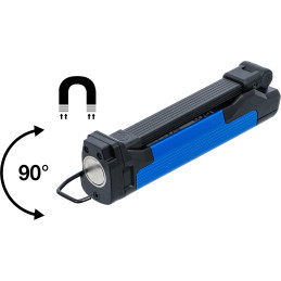 Baladeuse pliable à accu | COB-LED | 4 W