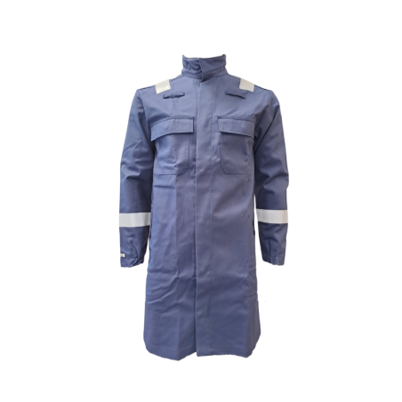 Blouse Arc Flash avec bandes rétroréfléchissantes, APC 1, ATPV 11 cal/cm², ELIM 9.1 cal/cm²