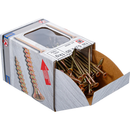 Vis multifonctions | profil en T (pour Torx) T25 1KG
