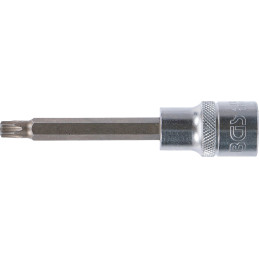 Douille à embouts | longueur 100 mm | 12,5 mm (1/2") | profil T (pour Torx) T40